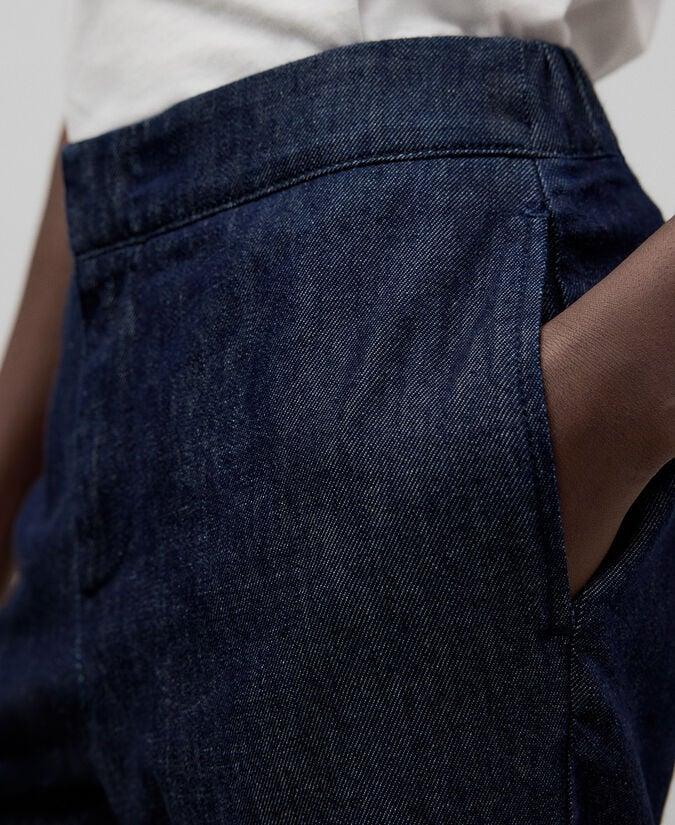Adolfo Dominguez Pantalón Denim Algodón Mujer