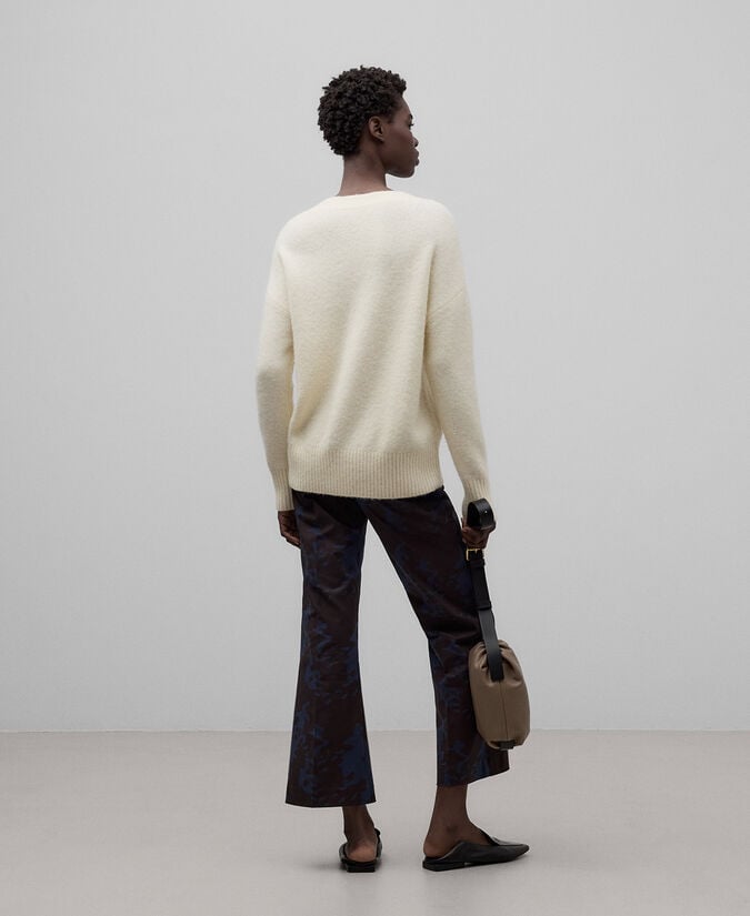 Adolfo Dominguez Pantalón Flare Estampado Mujer