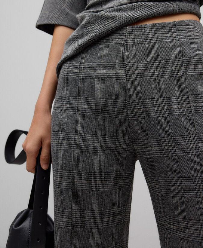 Adolfo Dominguez Pantalón Flare Tejido Punto Mujer