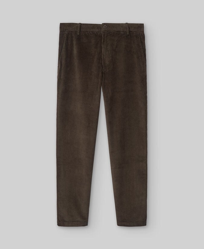 Adolfo Dominguez Pantalón Pana Marrón Hombre