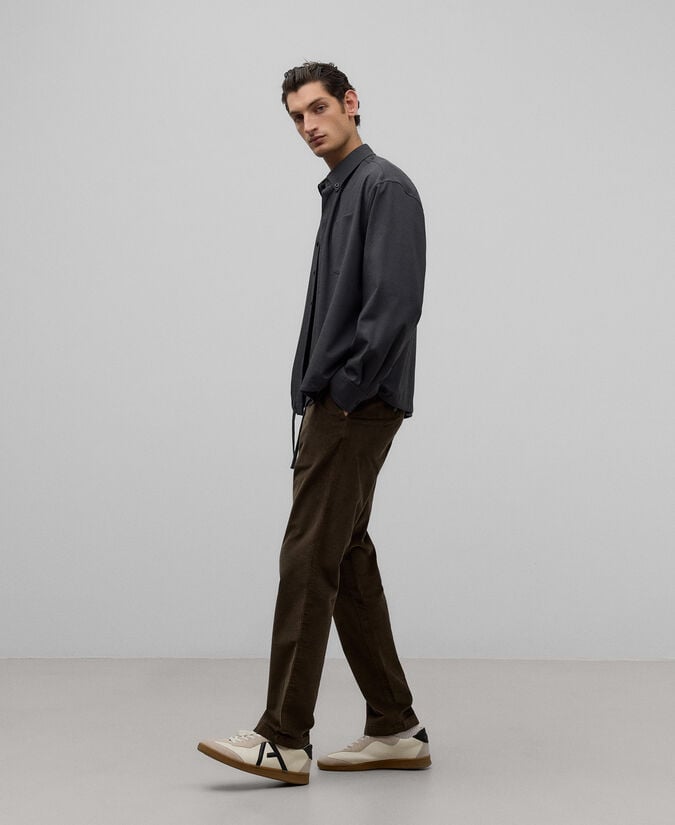 Adolfo dominguez Pantalón pana marrón hombre