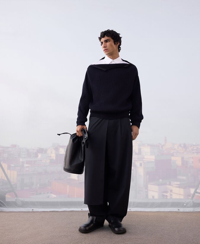 Adolfo dominguez Pantalón pieza lateral hombre