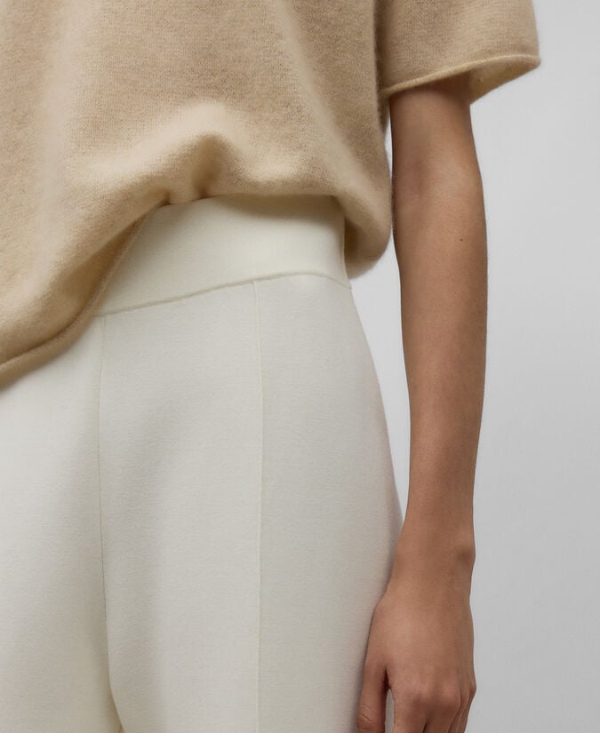 Adolfo Dominguez Pantalón Punto Crudo Mujer