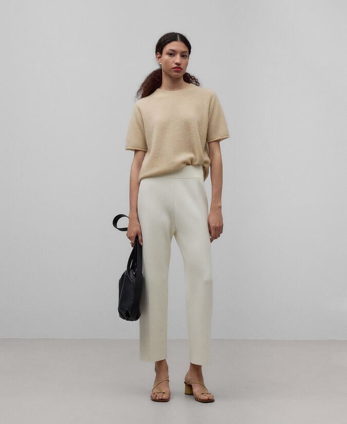 Adolfo dominguez Pantalón punto crudo mujer