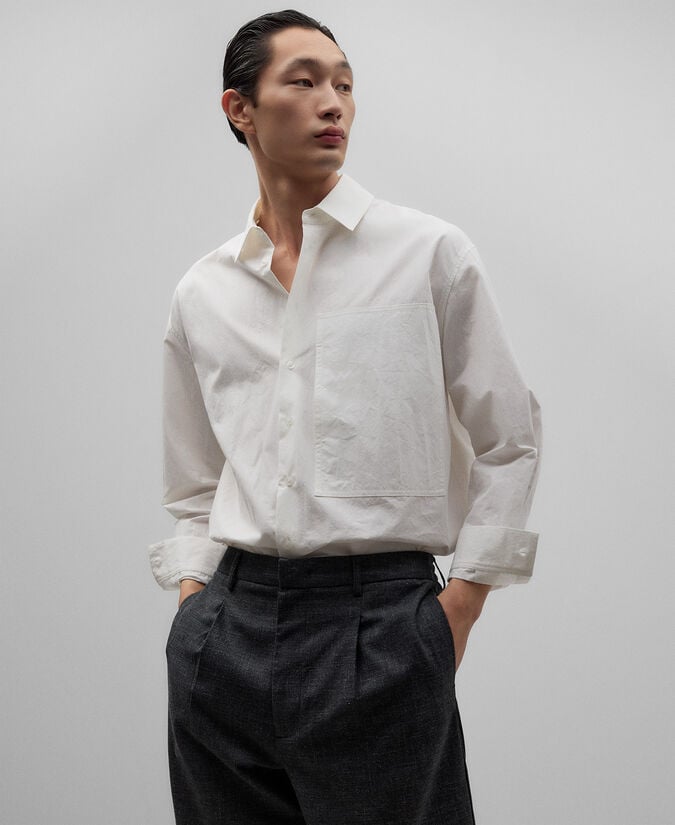 Adolfo Dominguez Pantalón Relaxed Fit Gris Hombre