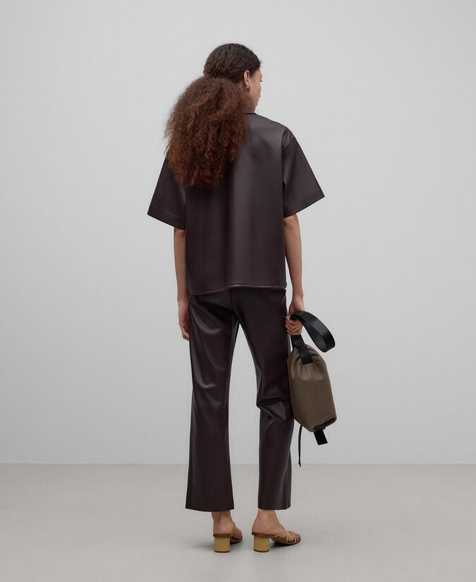 Adolfo Dominguez Pantalón Tobillero Flare Mujer