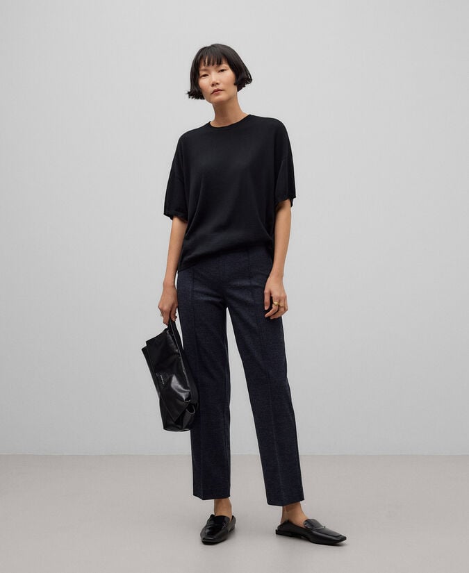 Adolfo dominguez Pantalón tobillero flare mujer