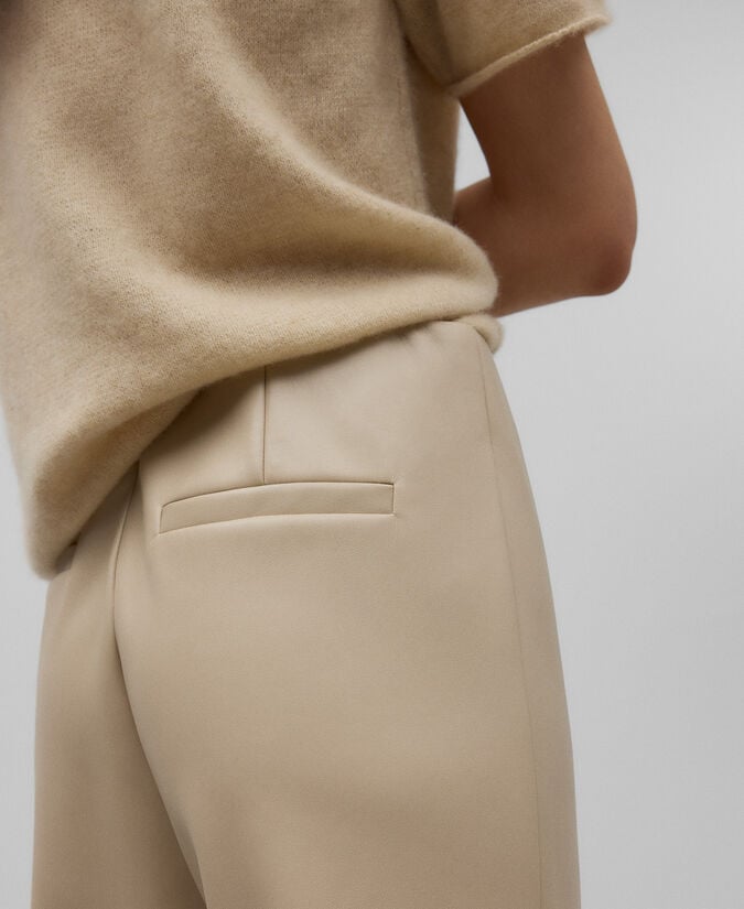 Adolfo Dominguez Pantalón Tobillero Flare Mujer