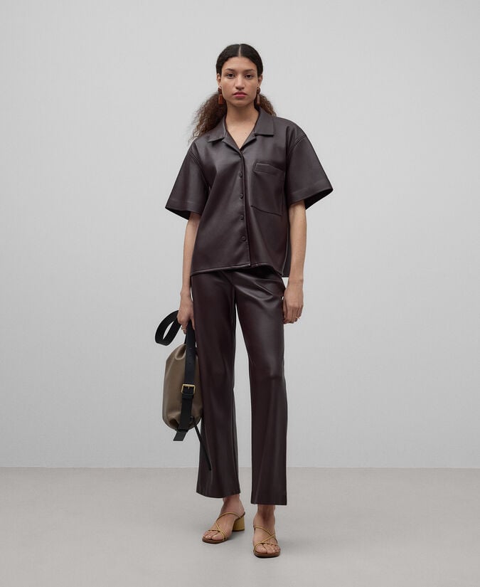 Adolfo dominguez Pantalón tobillero flare mujer