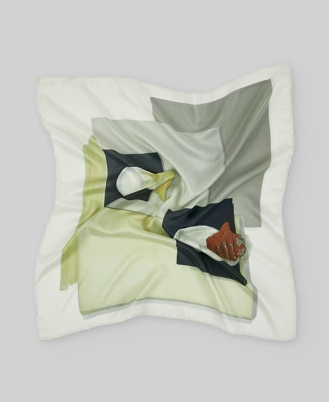 Adolfo dominguez Pañuelo cuadrado en seda mujer