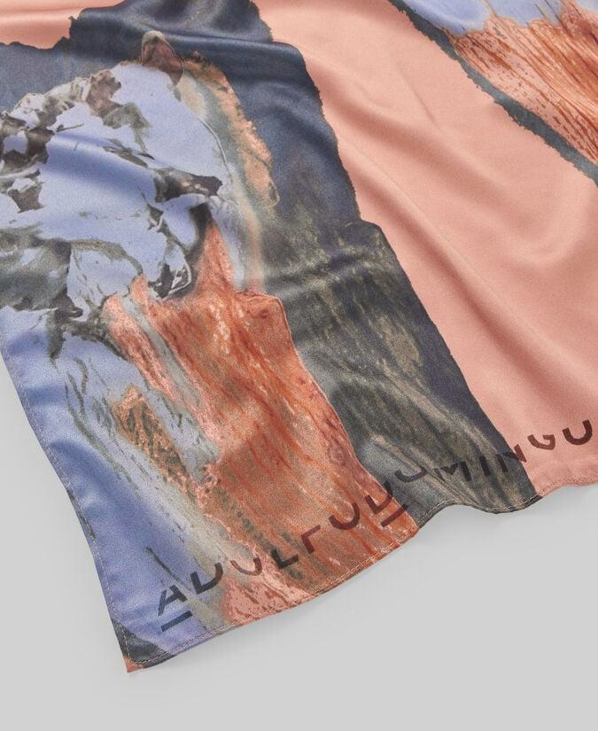 Adolfo Dominguez Pañuelo Cuadrado Estampado Mujer