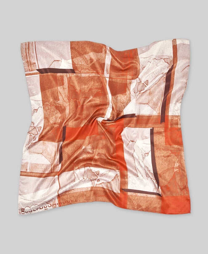 Adolfo dominguez Pañuelo mediano estampado mujer