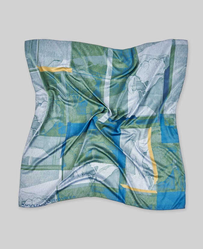 Adolfo dominguez Pañuelo mediano estampado mujer