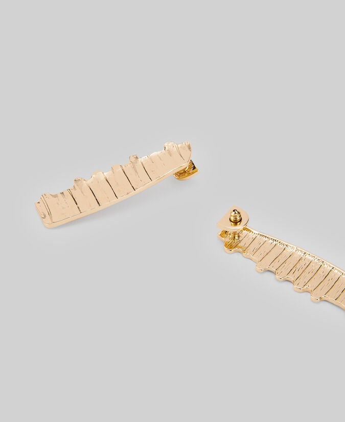 Adolfo Dominguez Pendiente Plano Textura Mujer