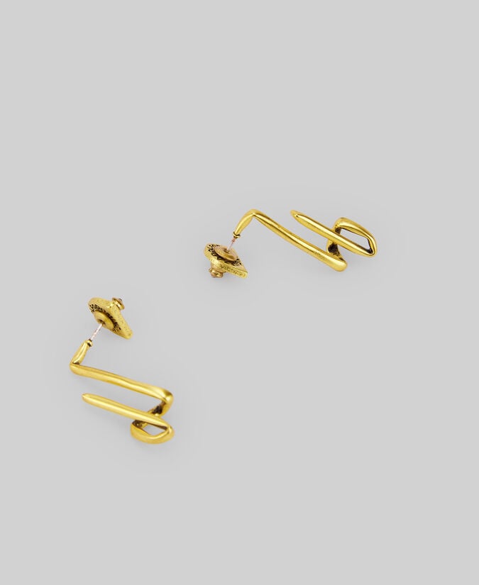 Adolfo Dominguez Pendientes Dorados Mujer