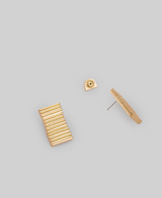 Adolfo Dominguez Pendientes Planos Surcos Mujer