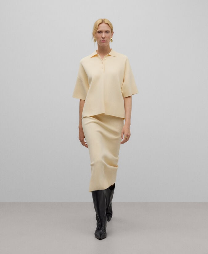 Adolfo dominguez Polo en punto mujer