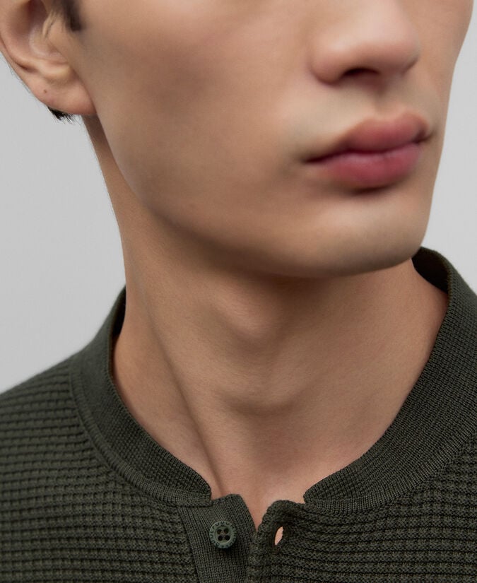 Adolfo Dominguez Polo Estructurado En Punto Hombre