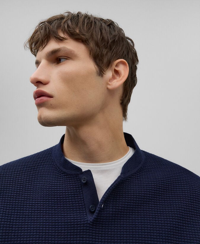 Adolfo Dominguez Polo Estructurado En Punto Hombre