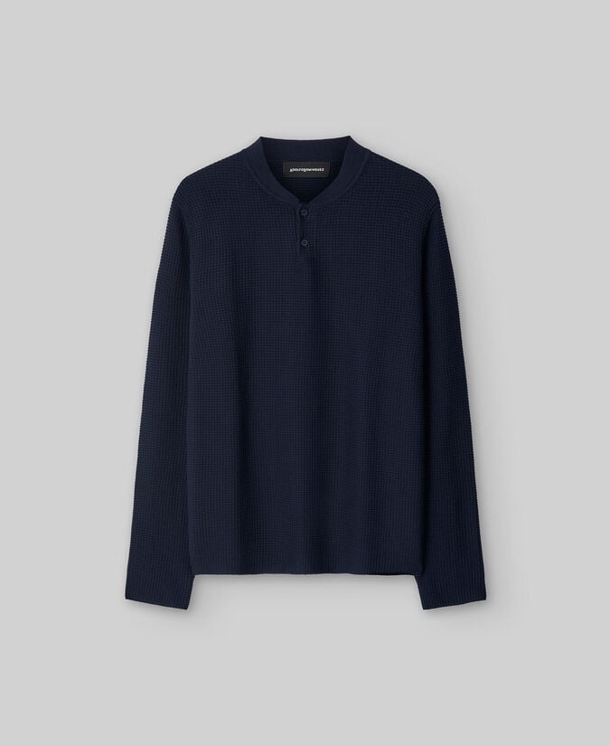 Adolfo Dominguez Polo Estructurado En Punto Hombre