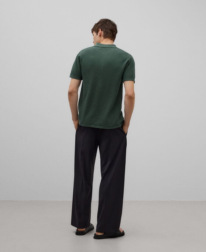 Adolfo Dominguez Polo Punto Estructura Hombre