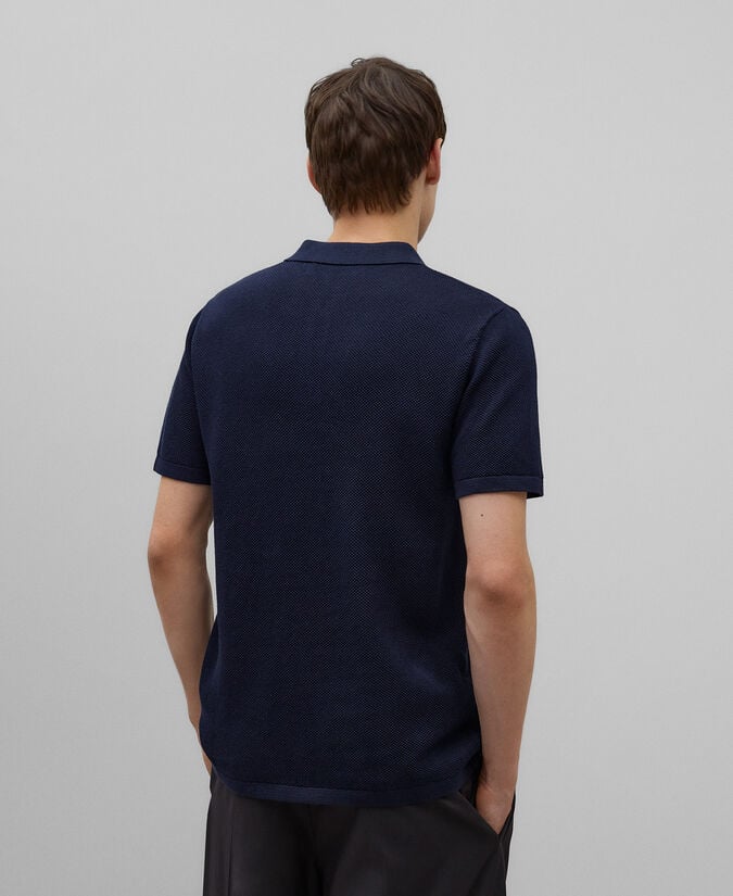 Adolfo Dominguez Polo Punto Estructura Hombre