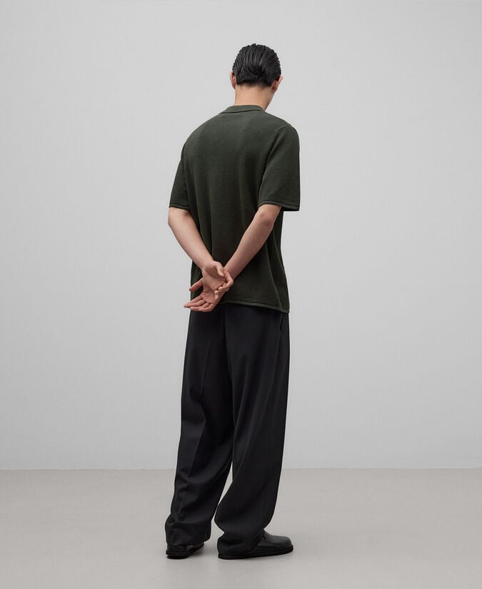 Adolfo Dominguez Polo Punto Estructura Hombre