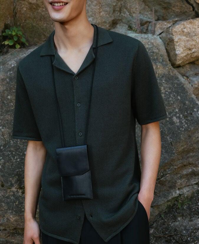 Adolfo Dominguez Polo Punto Estructura Hombre