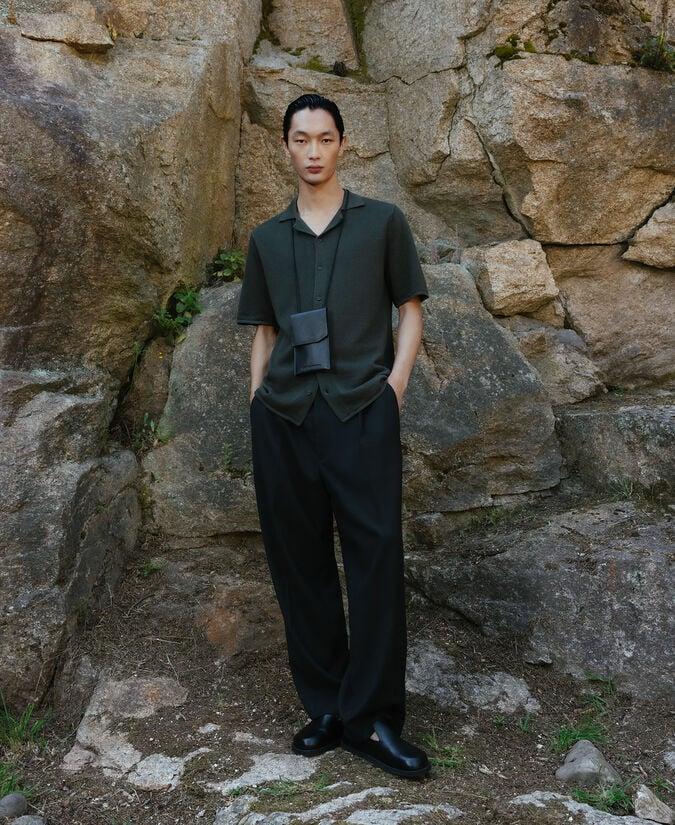 Adolfo dominguez Polo punto estructura hombre