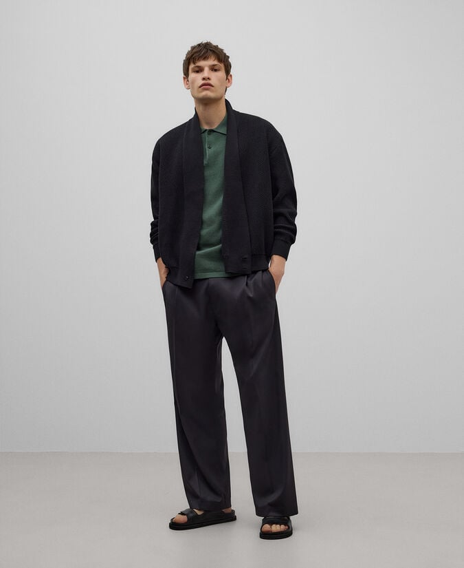 Adolfo dominguez Polo punto estructura hombre