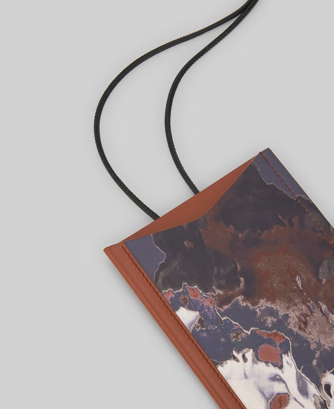 Adolfo dominguez Portamóvil estampado piel mujer