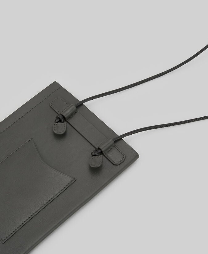 Adolfo Dominguez Portamóvil Piel Maxi Logo Mujer