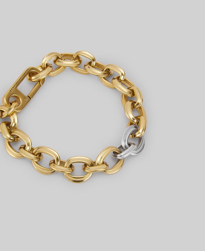 Adolfo dominguez Pulsera eslabones bicolor mujer