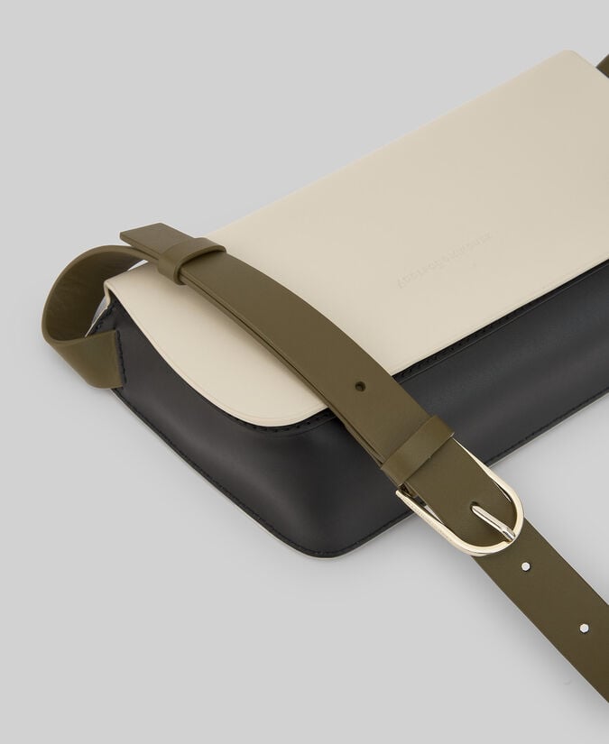 Adolfo Dominguez Riñonera Tricolor Dorna Mujer