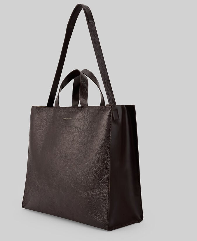 Adolfo Dominguez Shopper Grande Craquelado Mujer