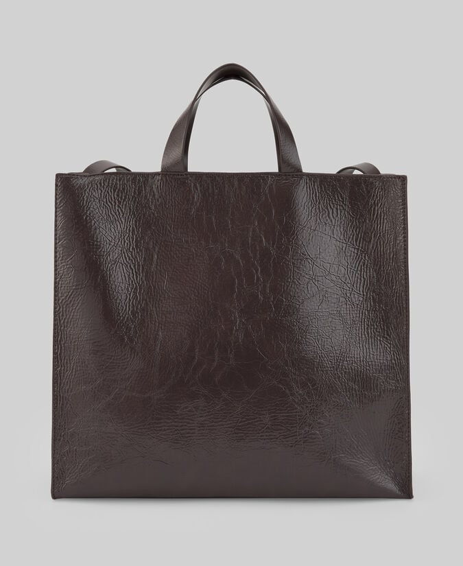 Adolfo dominguez Shopper grande craquelado mujer