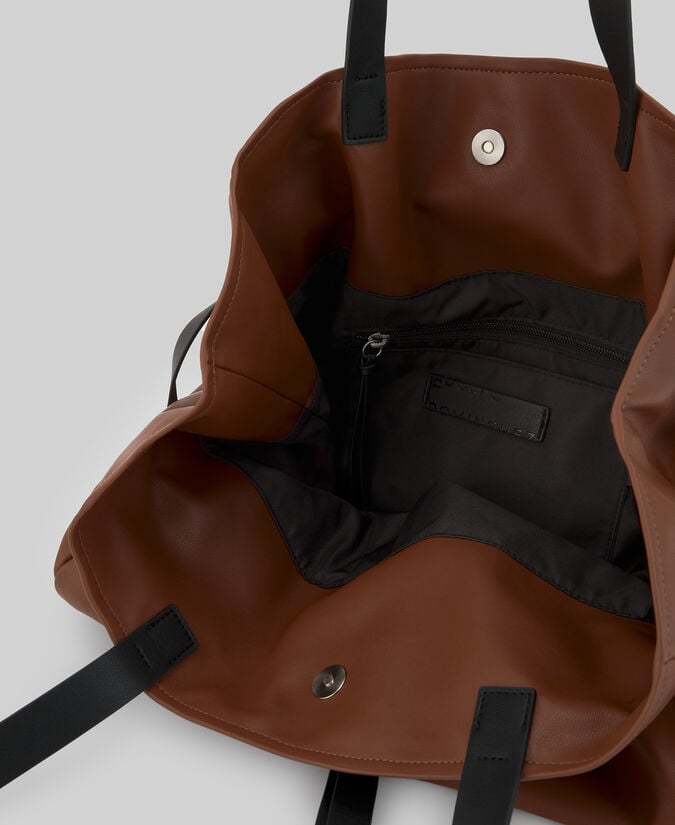 Adolfo Dominguez Shopper Grande Piel No Piel Mujer