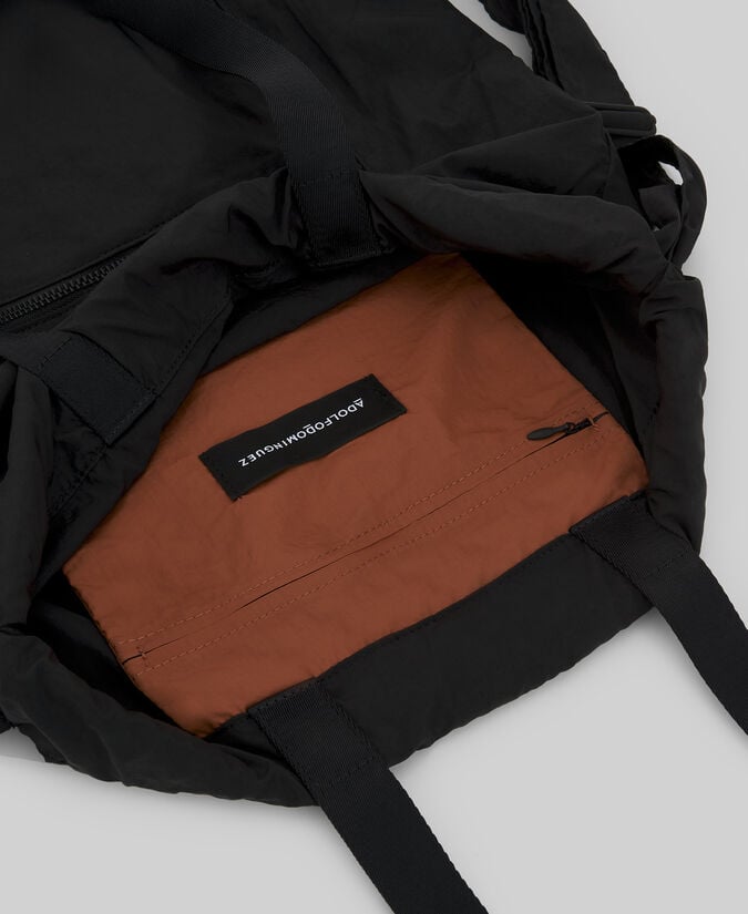 Adolfo Dominguez Shopper Nailon Negro Hombre