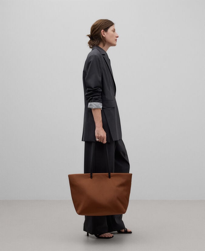 Adolfo Dominguez Shopper Vertical Mujer