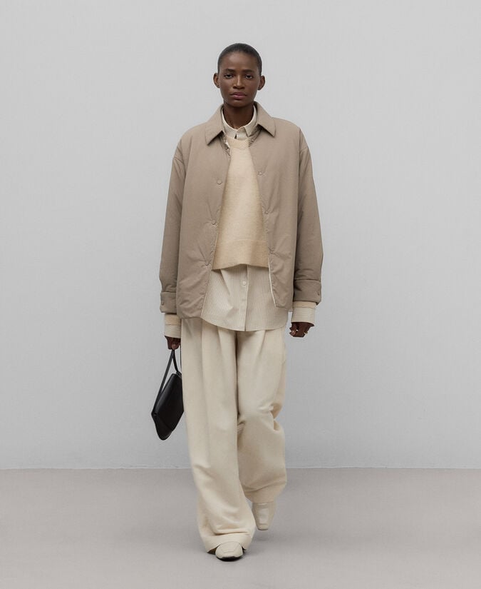 Adolfo dominguez Sobrecamisa acolchada mujer