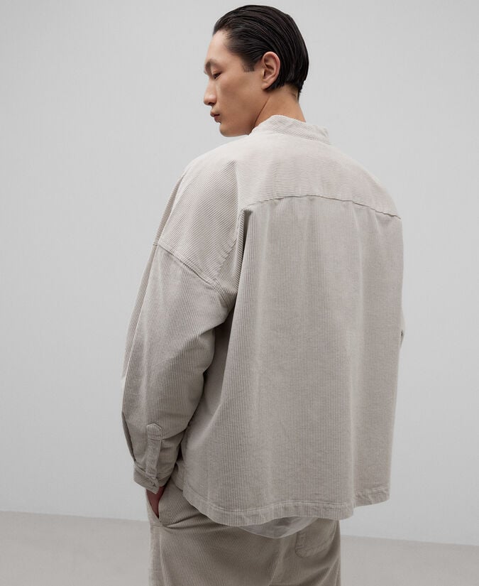 Adolfo Dominguez Sobrecamisa Kimono Pana Hombre