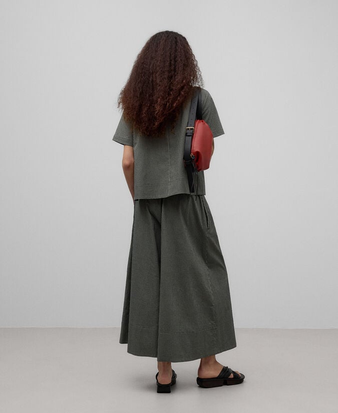 Adolfo Dominguez Top Manga Corta Rayas Mujer