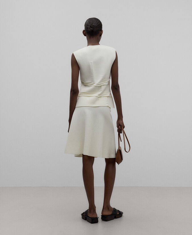 Adolfo Dominguez Top Punto Crudo Mujer