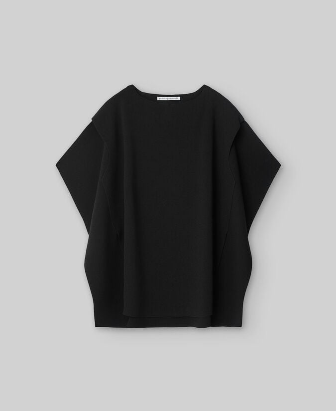 Adolfo Dominguez Top Punto Goma Negro Mujer