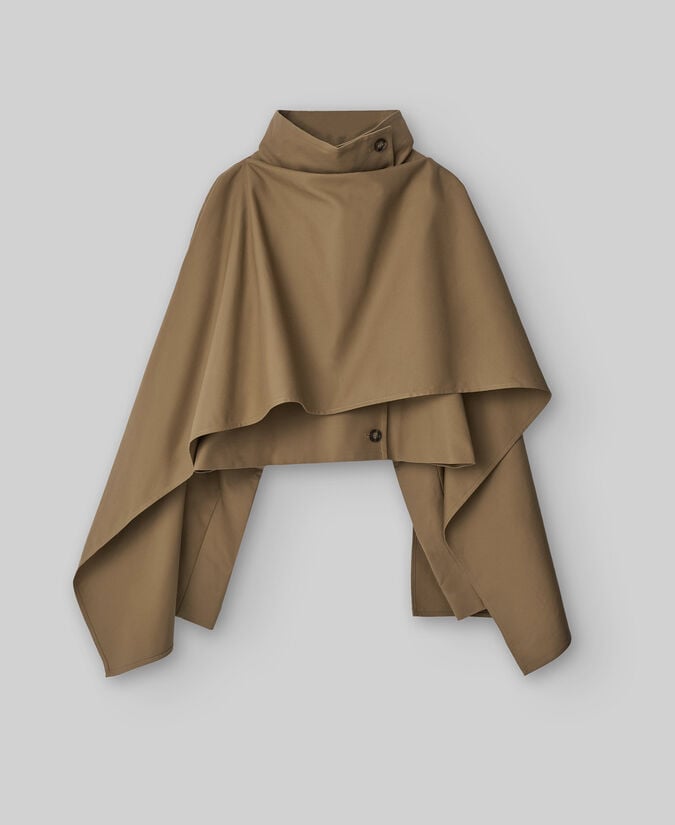 Adolfo Dominguez Trench Corto Algodón Mujer