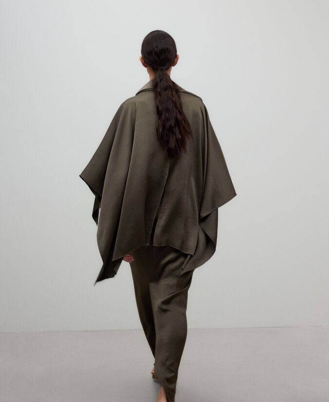 Adolfo Dominguez Vestido Caftán Bronce Mujer