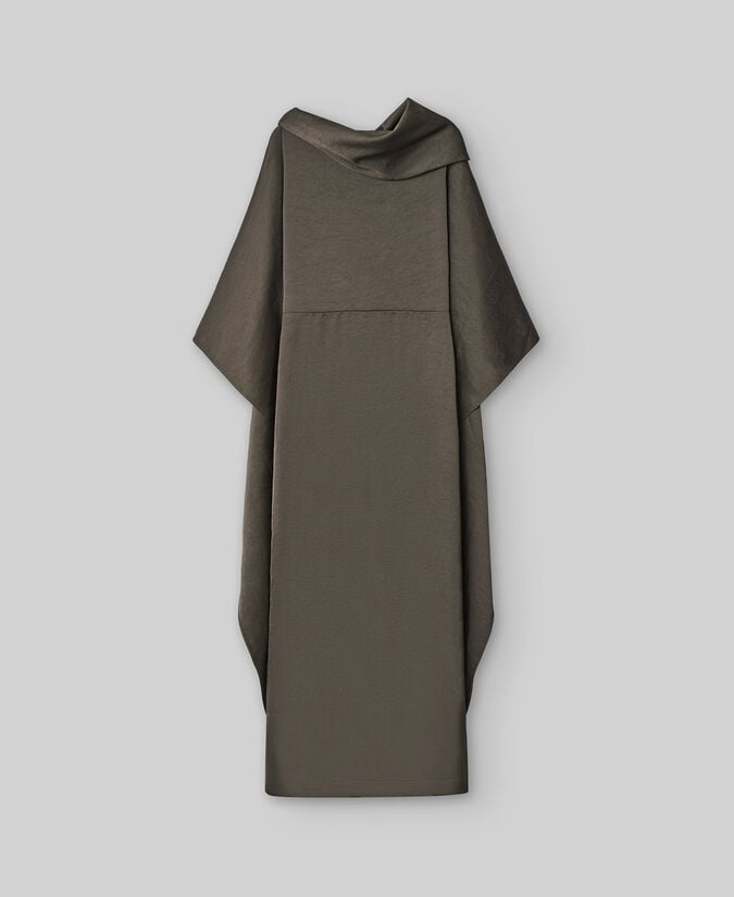 Adolfo Dominguez Vestido Caftán Bronce Mujer