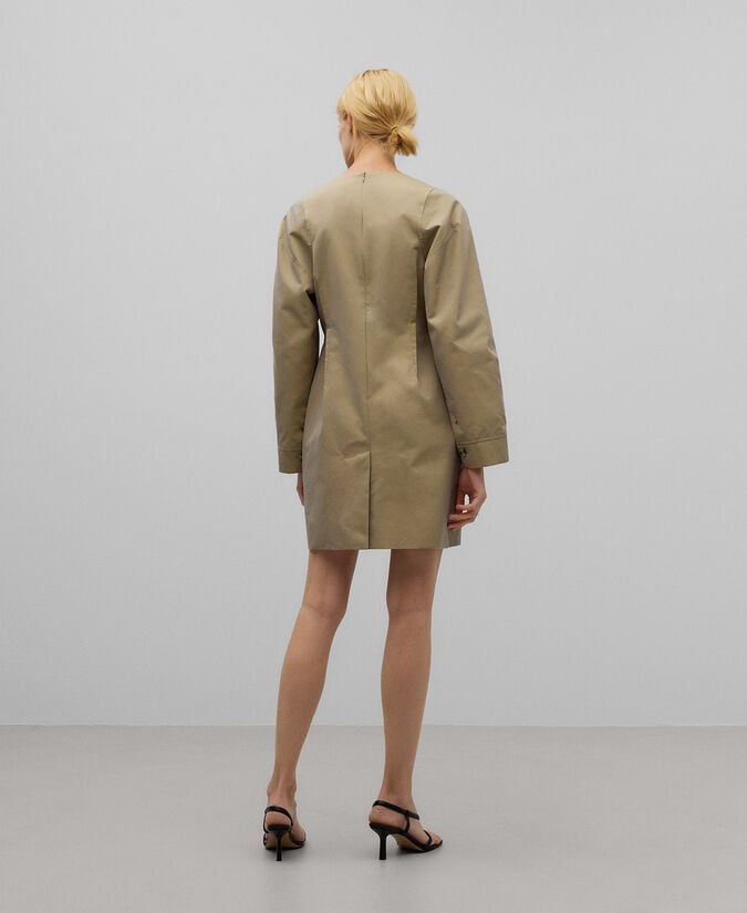 Adolfo Dominguez Vestido Corto Entallado Mujer