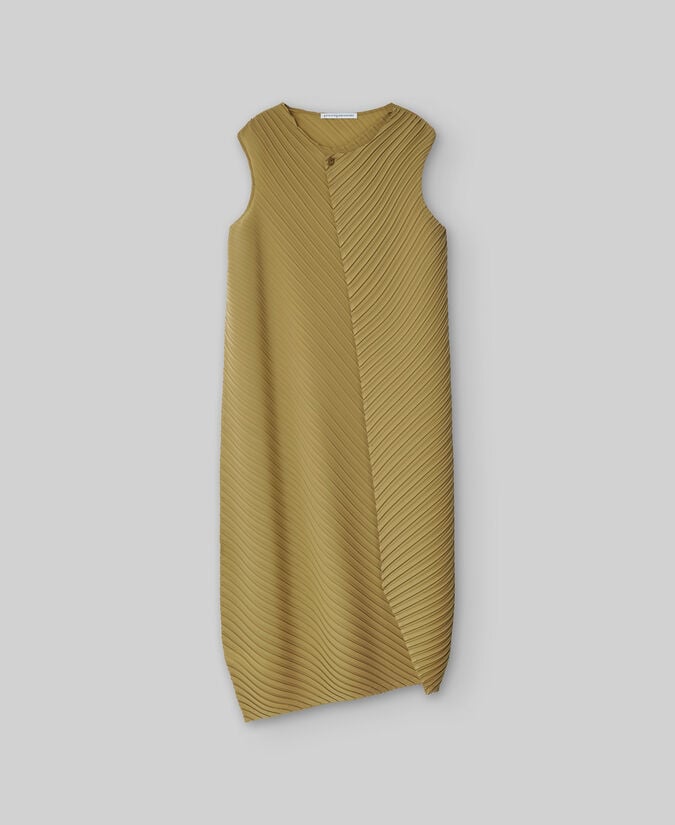 Adolfo Dominguez Vestido Midi Crinkle Mujer