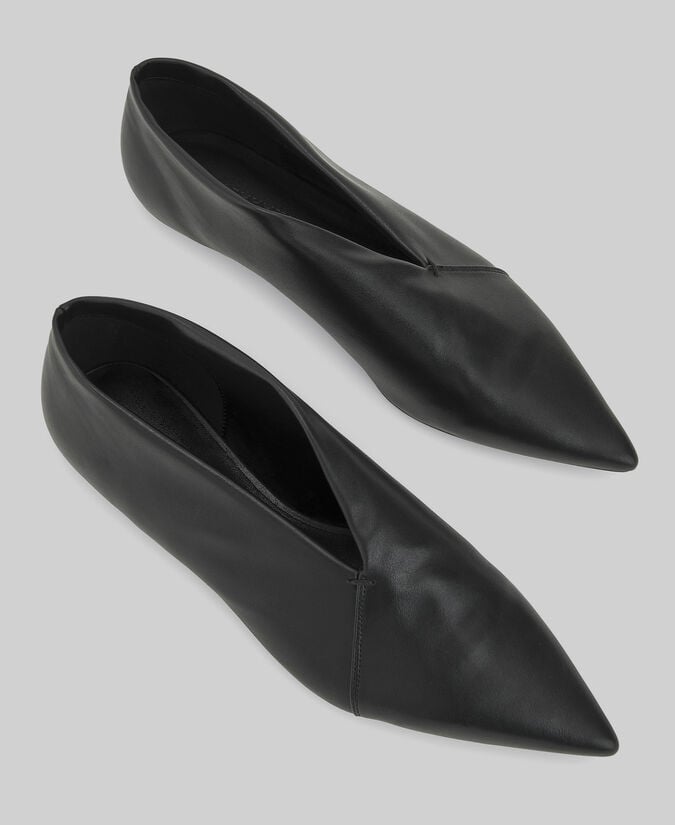 Adolfo dominguez Bailarina de punta escote asimétrico